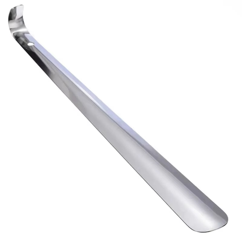 1 Pcs Portable Home Supply Stainless Steel Shoes Lifter Spoon Durable Tool Wearing Long Handle Pull Professional Shoehorn