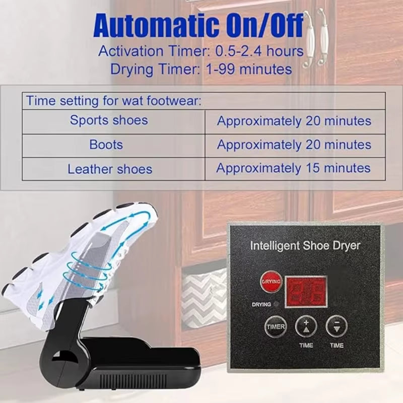 Shoe Dryer Ozone Deodorant Shoe Dryer Dry Shoes Smart Retractable Shoe Warmer Winter Shoe Drying