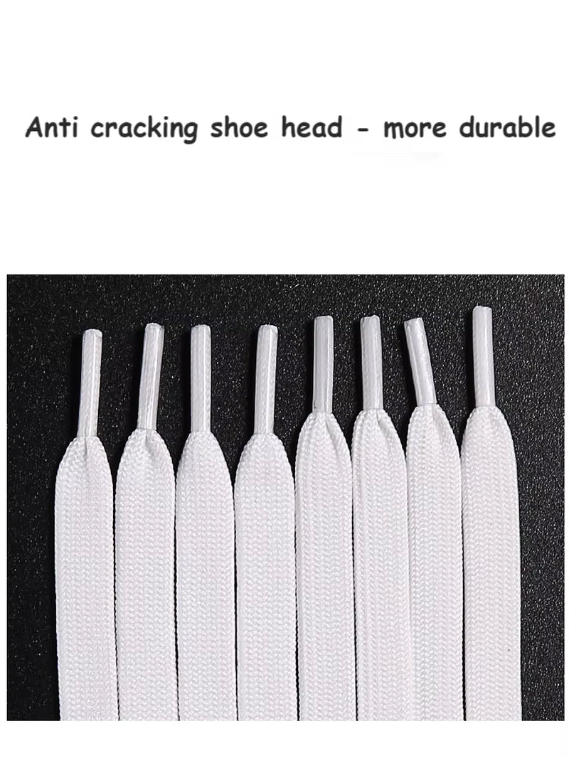 White Black Flat Shoelaces for Sneakers Laces Shoe Strings Classic Shoe Laces 70/90/100/120/140/160CM High-Quality Shoelace