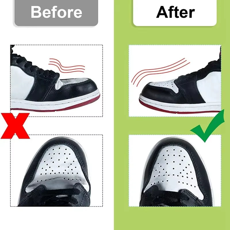 1 Pair Light anti Crease Protector anti Crease Bending Supporting Shoe Toe Crease-Resistance Suitable for Sports Shoes